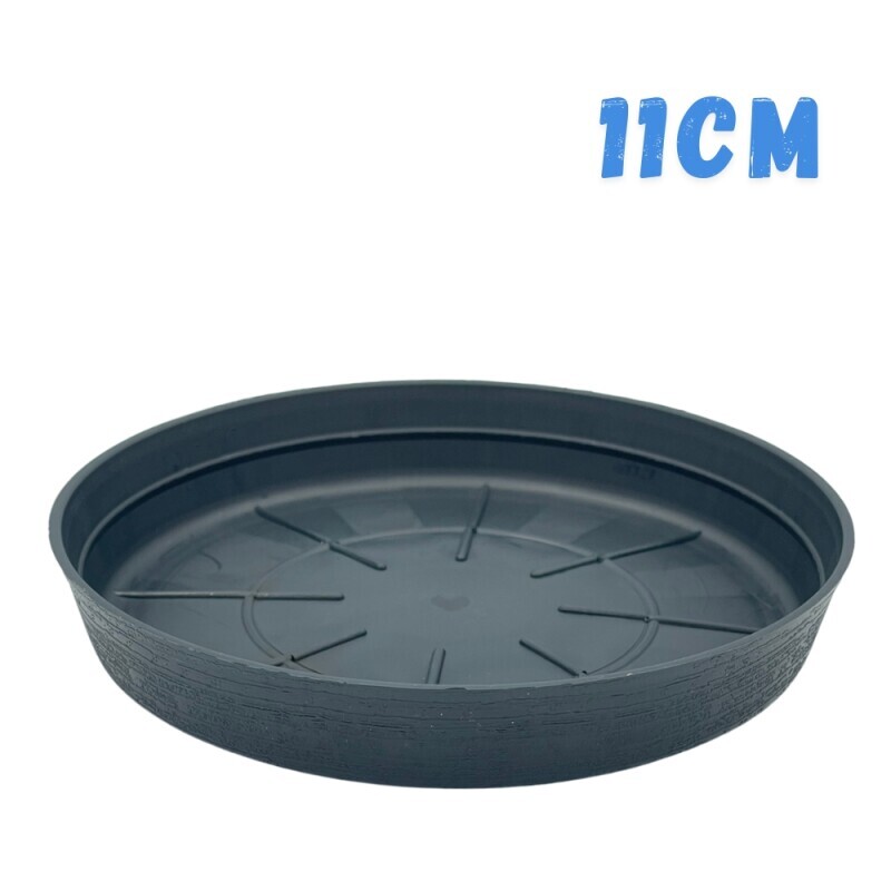 Miska pod květináč Loft Ø11 Black(26/bal)