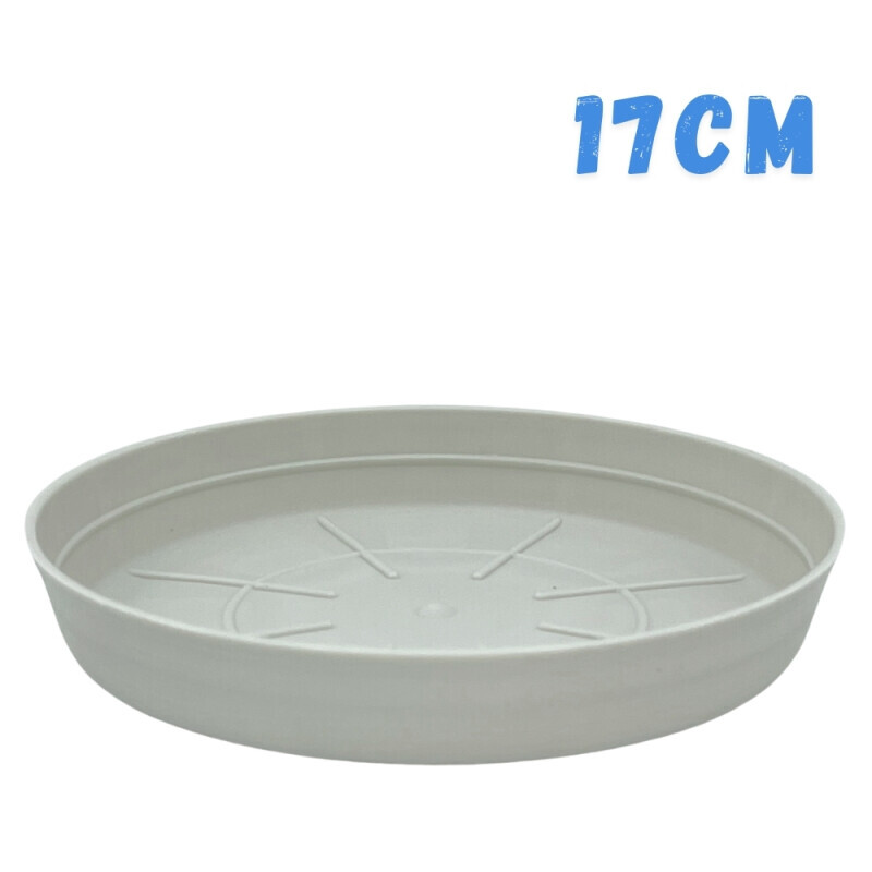 Miska pod květináč Loft Ø17gray 2(20/bal)