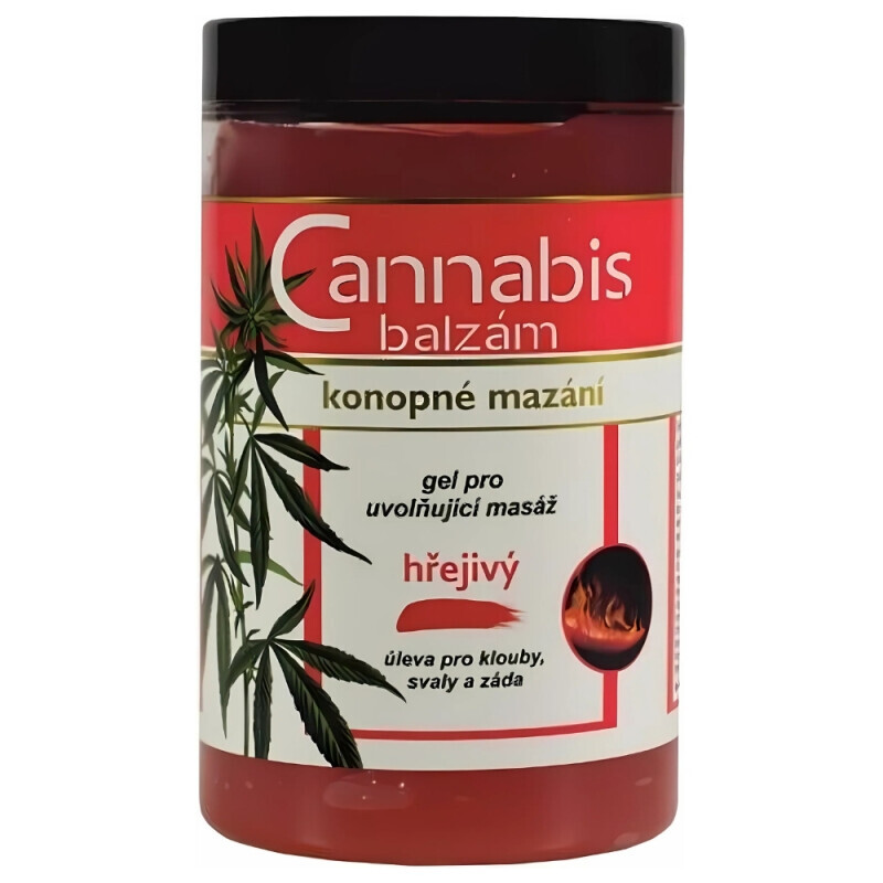 Konopné mazání 400ml HŘEJIVÉ