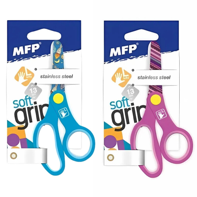 MFP Nůžky 13cm pro leváky potištěné E17 left (12/krt)