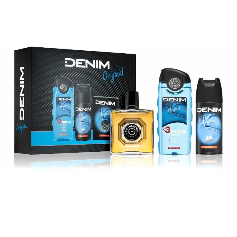 Denim Dár.sada 100ml AS+150ml Deospray+250ml SG Original(8/krt)