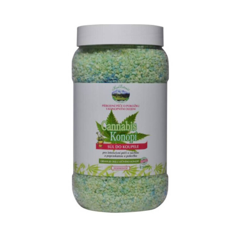 BodyTip Koupelová sůl 1,2kg Cannabis (6/bal)
