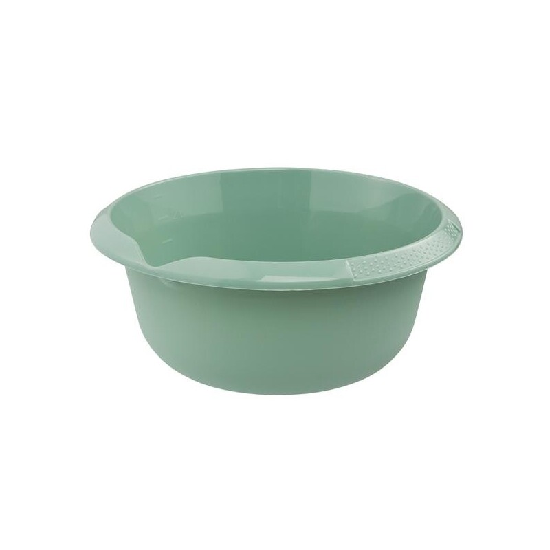 Miska kulatá s výlevkou Ø 24x10 2,5L zelená (10/krt)
