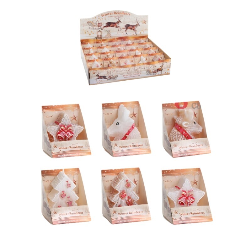 Bartek Svíčka Christmas Figure Winter Reindeers 20g (20/krt)