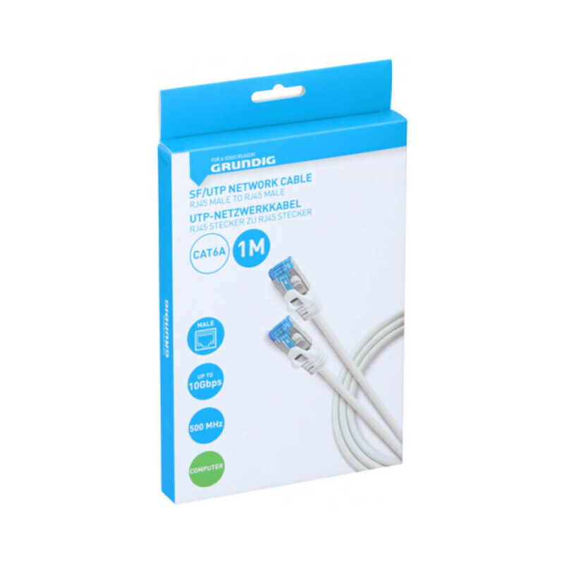 Grundig Kabelová síť CAT6a SF/UTP 1m (24/krt)