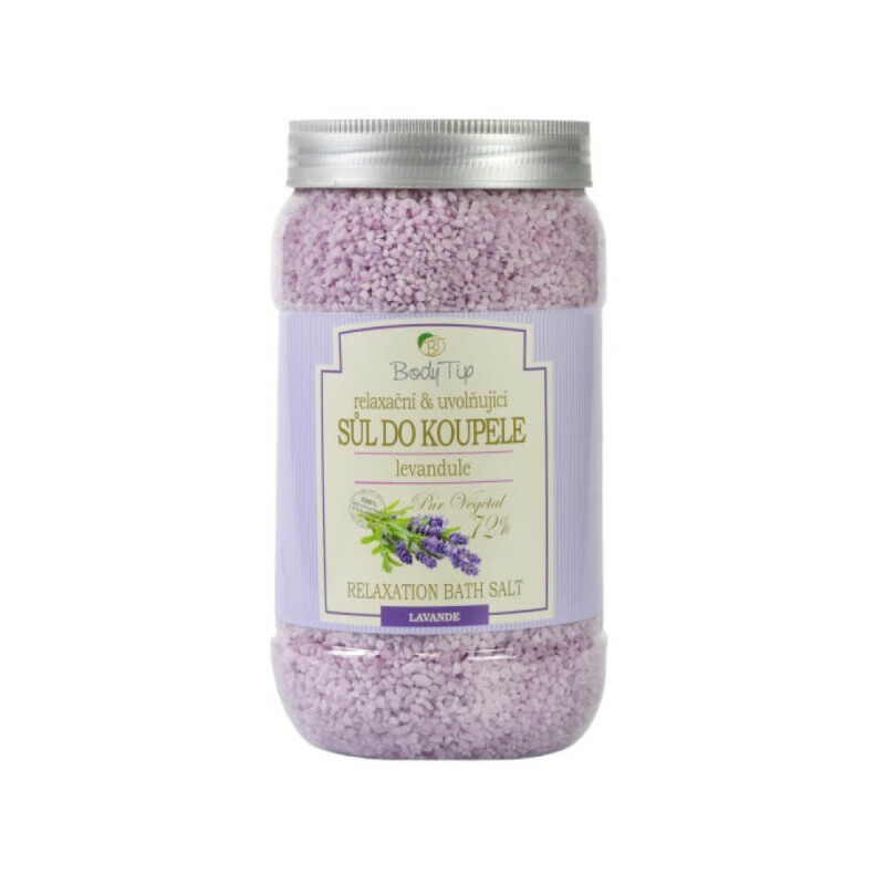 BodyTip Koupelová sůl 1,2kg Lavender (6/bal)