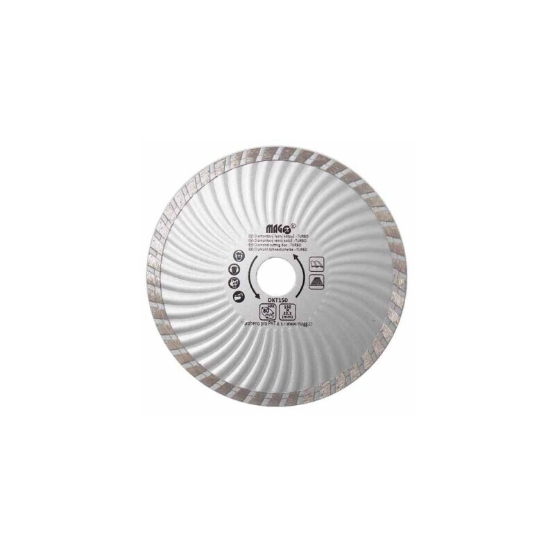 Diamantový kotouč TURBO 150x22,2mm