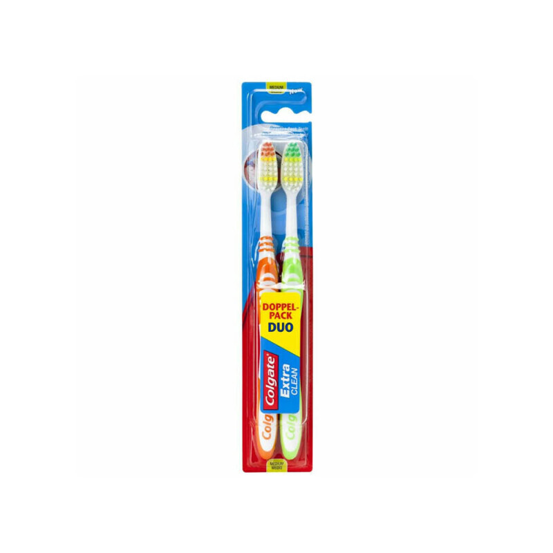Colgate Zubní kartáček Extra Clean 2ks Medium N (12/krt)