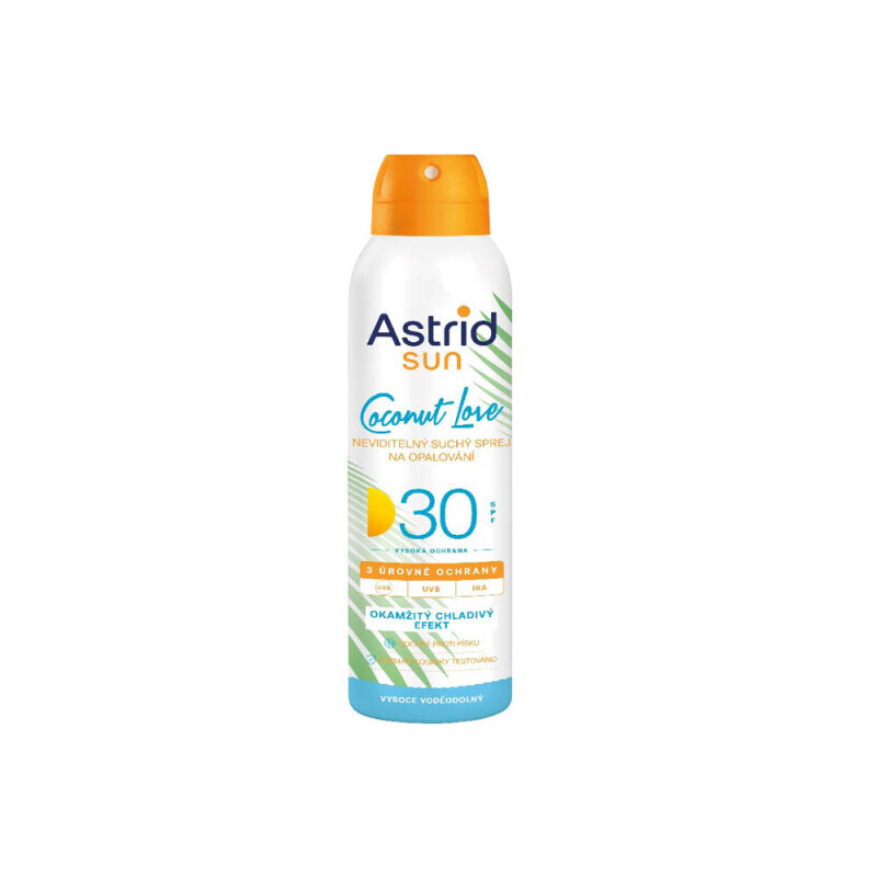 Astrid Sun 150ml Sprej neviditelný na opalování OF30 (12/krt)