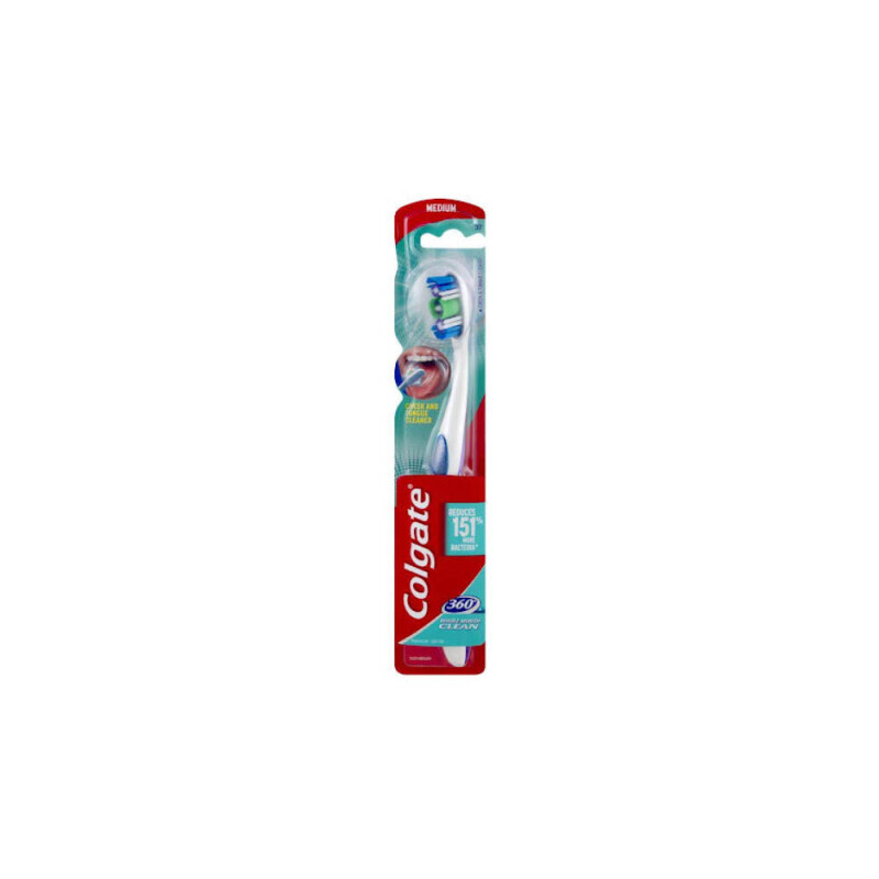 Colgate Zubní kartáček 360° Clear Medium N (12/bal 72/krt)