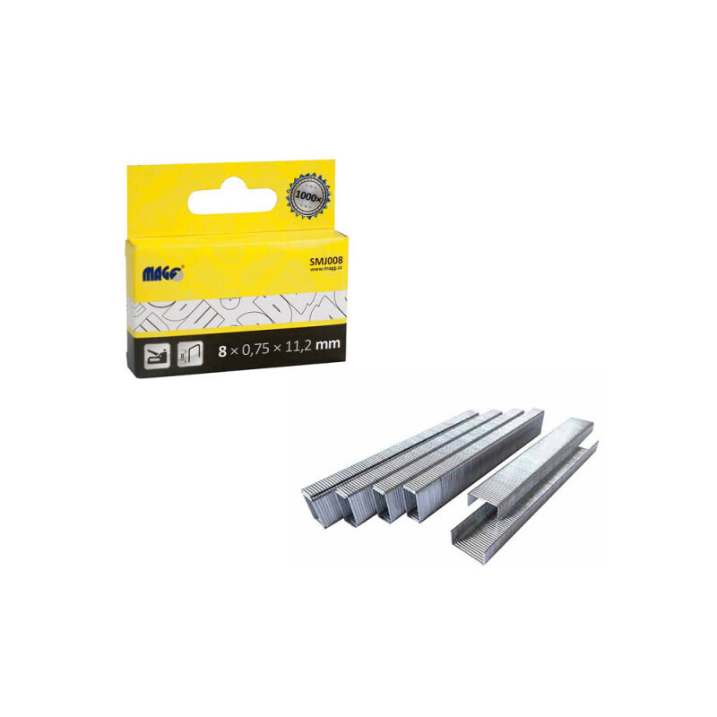 Magg Spony do sponkovačky 1000ks 8*0,75*11,2mm (10/bal)