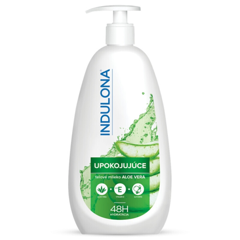 Indulona 400ml tělové mléko Zklidňující Aloe Vera(6/krt)