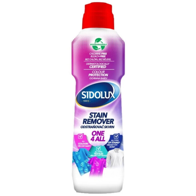Sidolux 250ml odstraňovač skvrn+kartáč (15/krt)