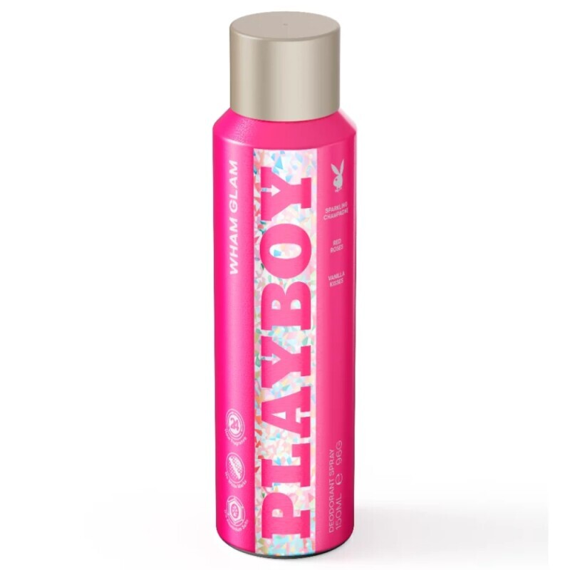 Playboy 150ml Deospray Wham Glam (12/krt)