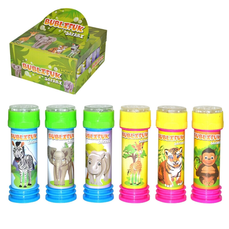 Wiky Bublifuk 50ml Safari 6ass (36/bal 288/krt)