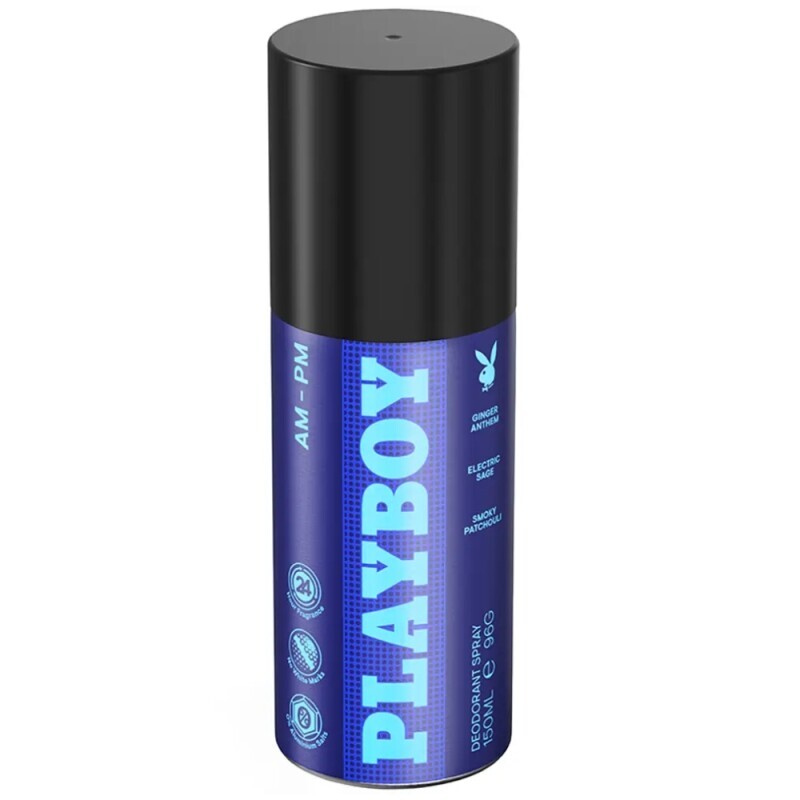 Playboy 150ml Deospray AM-PM (12/krt)