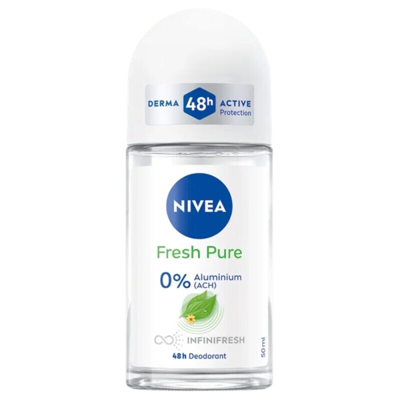 Nivea 50ml Roll-On F Fresh Pure 0% (30/krt)