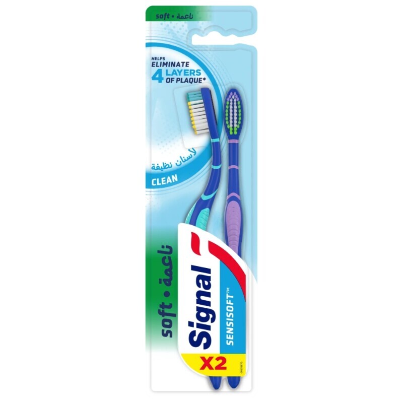 Signal Zubní kartáček N Sensisoft Clean 2ks(8/krt)