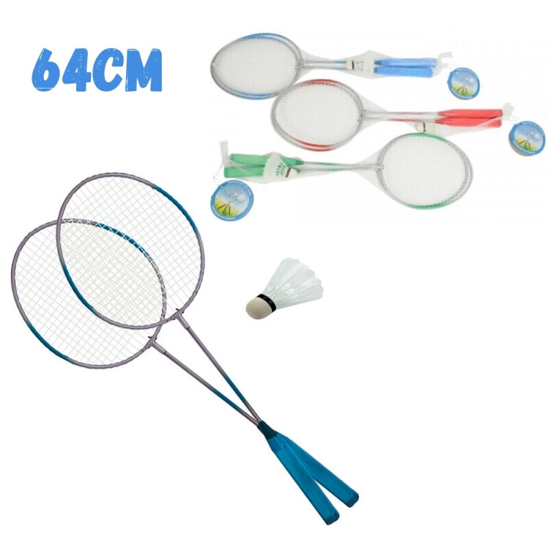 Badmintonová raketa+raketoplán (48/krt)