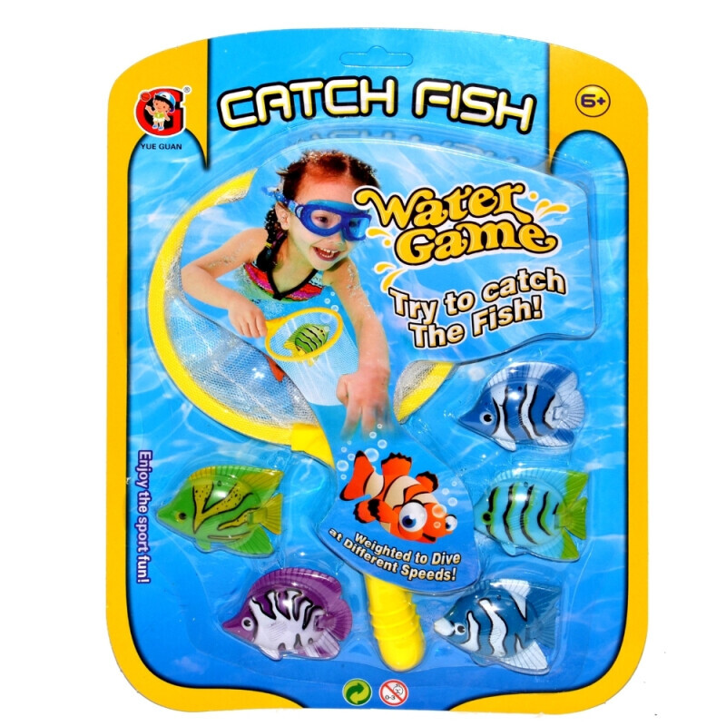Vodní hra Chytání Rybiček 23cm 6ks (48/bal 96/krt)