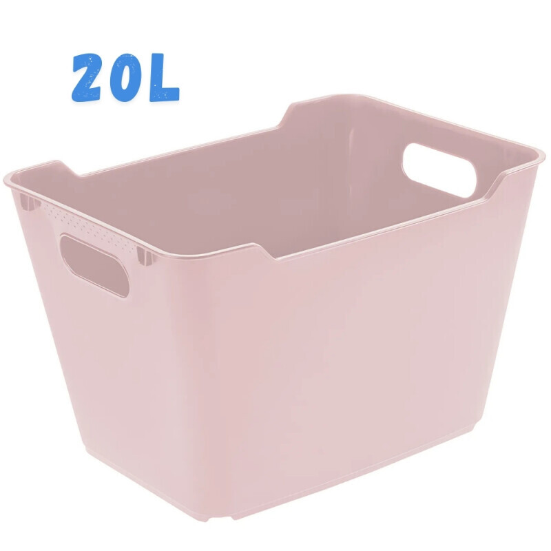 Stylový box růžová 20L(6/krt)