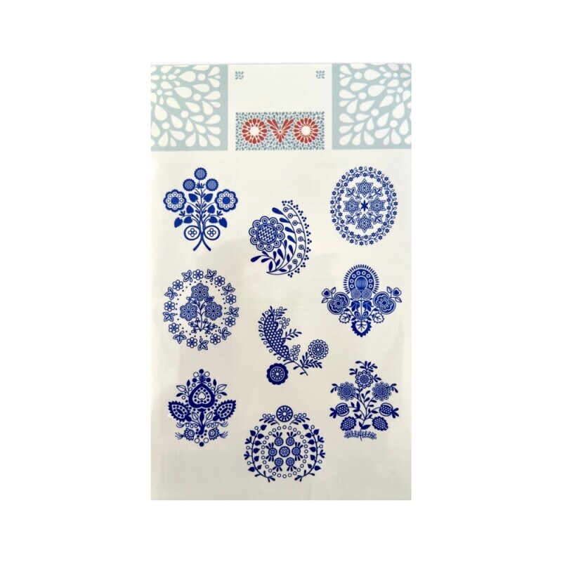 OVO Obtisky na vajíčka modrotisk (60/krt)