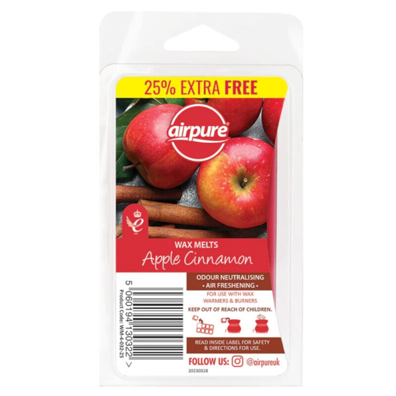 Airpure - Wax Melts 86g +25% Apple Cinnamon