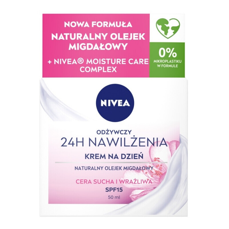 Nivea Pleť.krém 50ml N Nourishing 24H Moisture SPF15 (6/krt)
