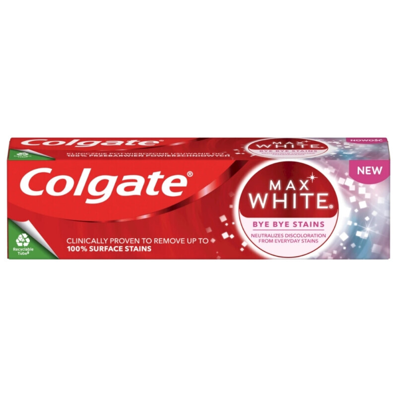 Colgate 75ml ZP Max White CZ Bye Bye Stains(12/krt)