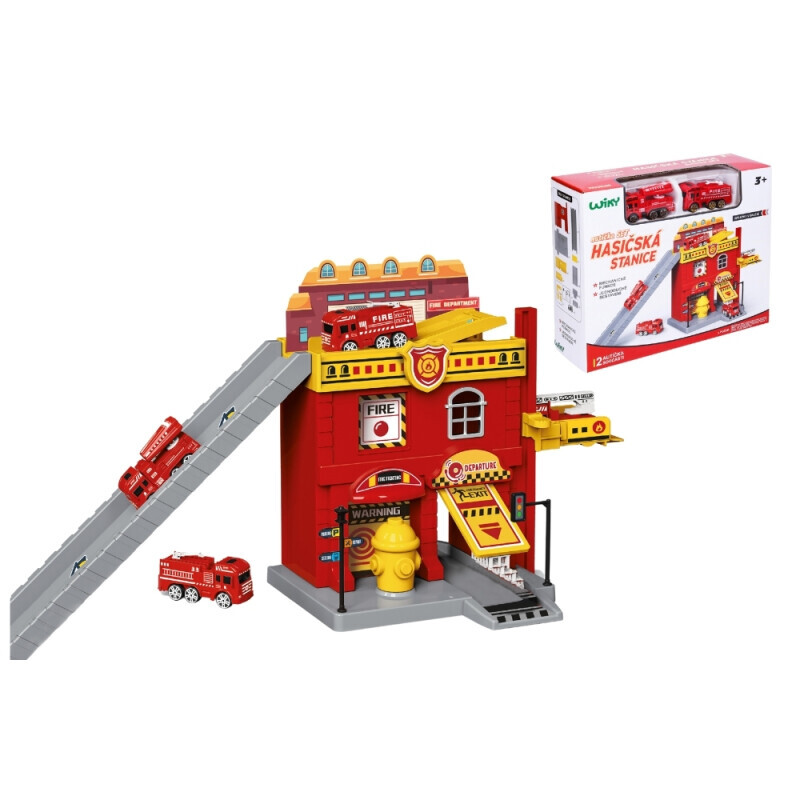 Hasičská stanice 37*17,5*21cm (6/bal 12/krt)