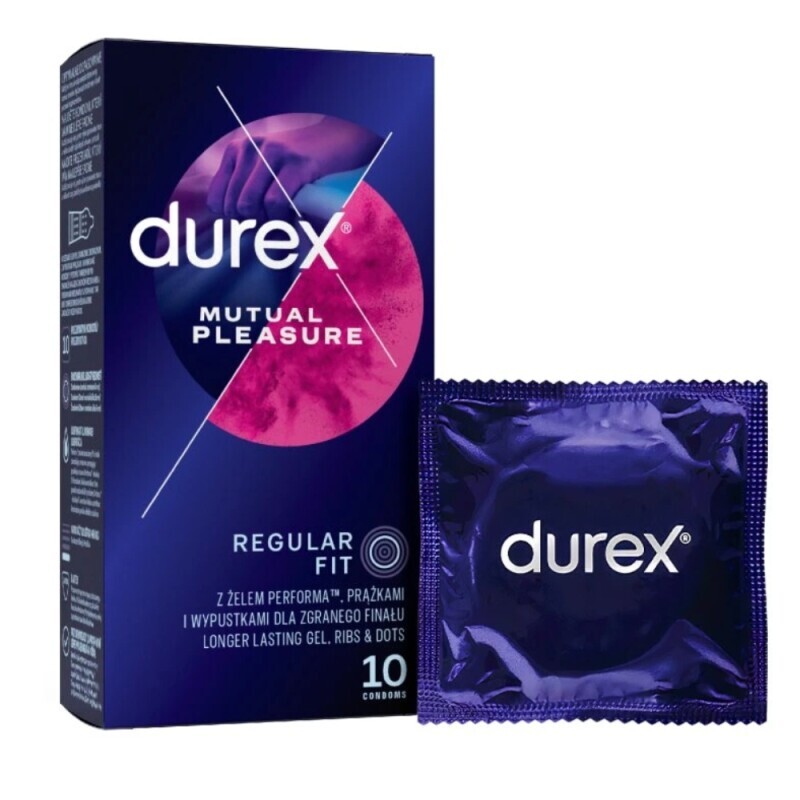 Durex Kondom 10ks Mutual Pleasure (6/bal)