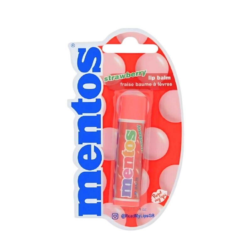 Mentos balzám na rty 4g Strawberry (6/krt)