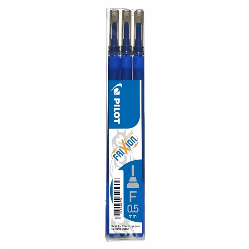 Náplň PILOT Frixion 0,5 mm,3 ks modrá 2065-003 (12/bal 864/krt)