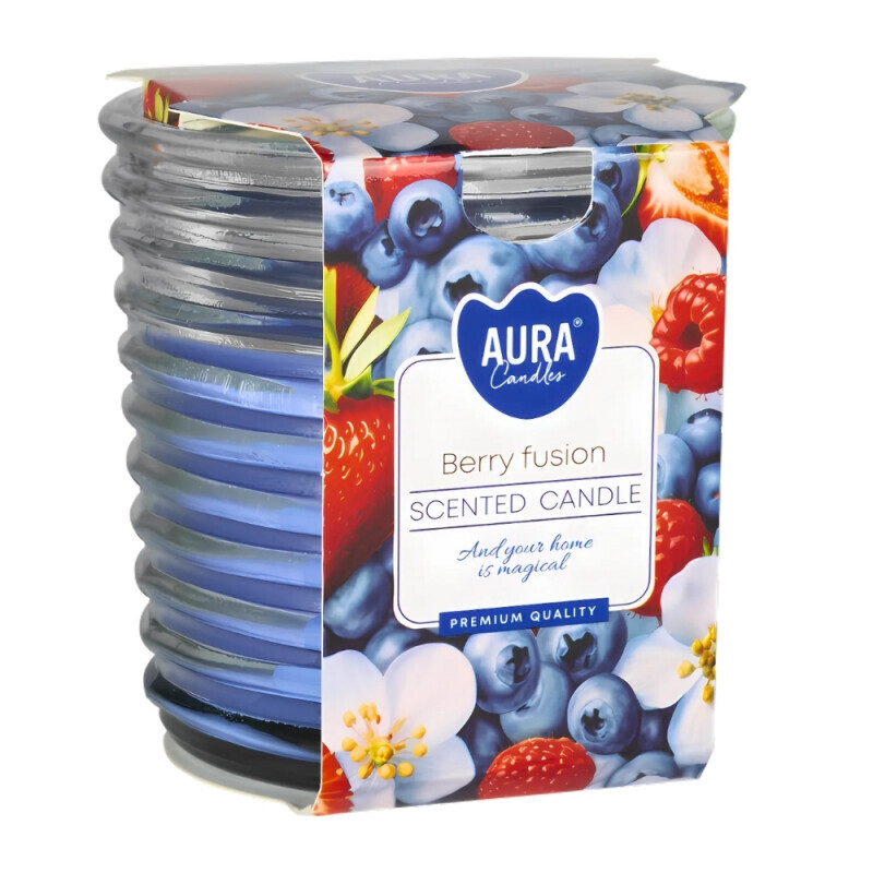 Bispol Svíčka ve skle SNW80-1/130g berry fusion(6/krt)