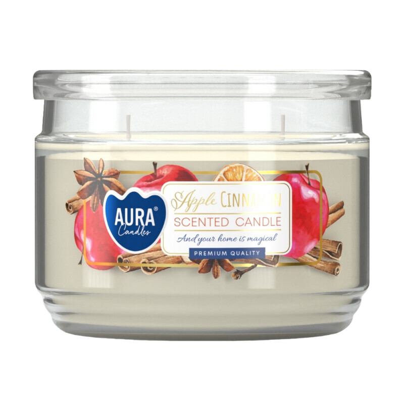 Bispol Svíčka ve skle SNP106/280g apple-cinnamon(6/krt)