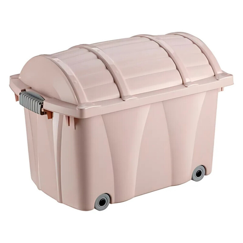 Pirátksá bedna na hračky a oděvy růžová 49L(4/krt)