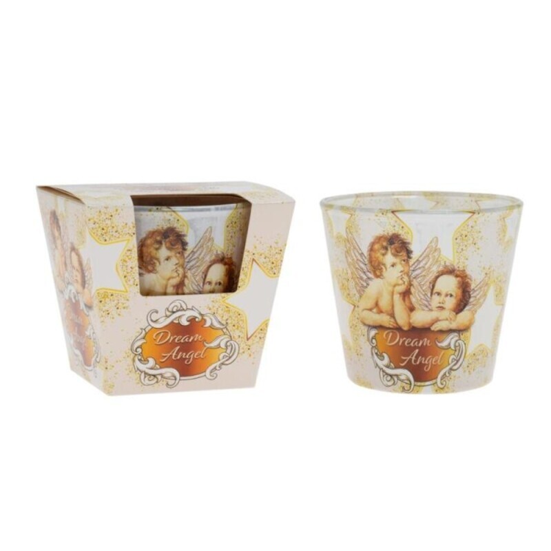 Santo 115g svíčka ve skle Christmas Angel(6/krt)