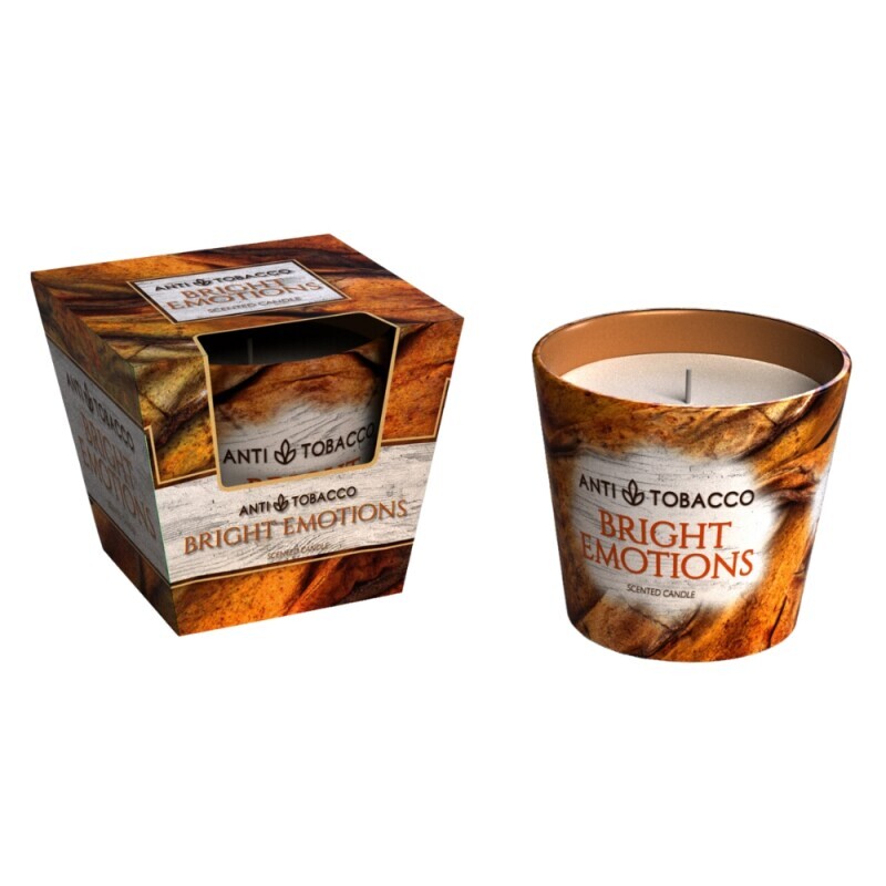 Santo 115g svíčka ve skle Anti-Tobacco (6/krt)