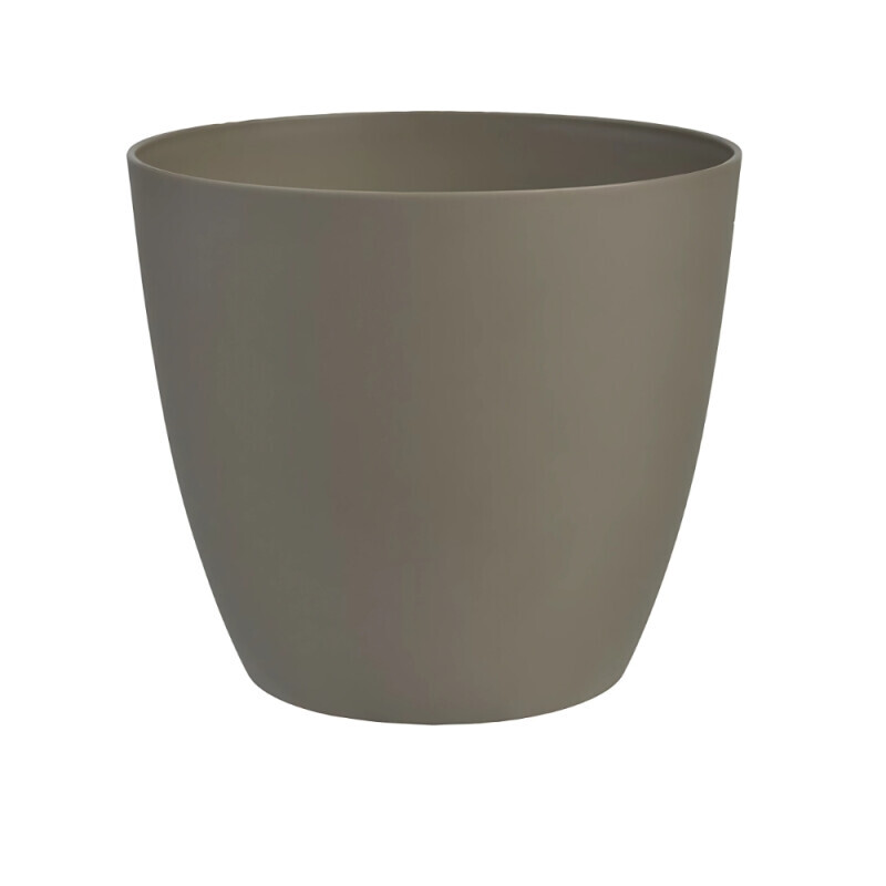 Květináč Ella mat Ø21cm taupe(7/krt)