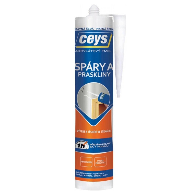 Ceys Akryl Spáry A Praskliny Matná Šedá 280Ml