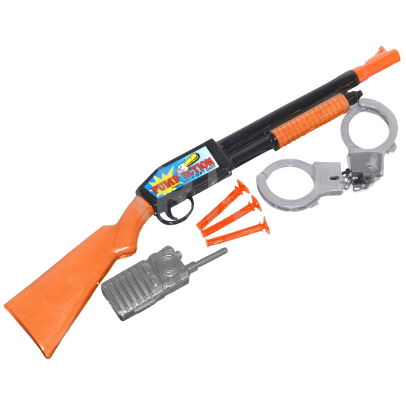 Puška - policejní set s náboji 48 cm