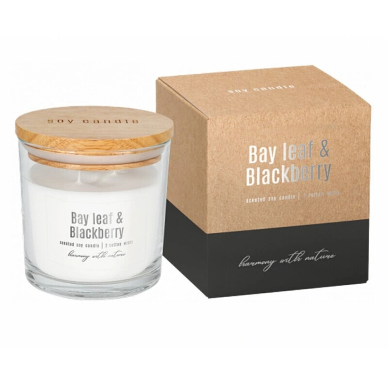 Bispol Svíčka ve skle SN173/300g Bay Leaf-Blackberry (6/krt)