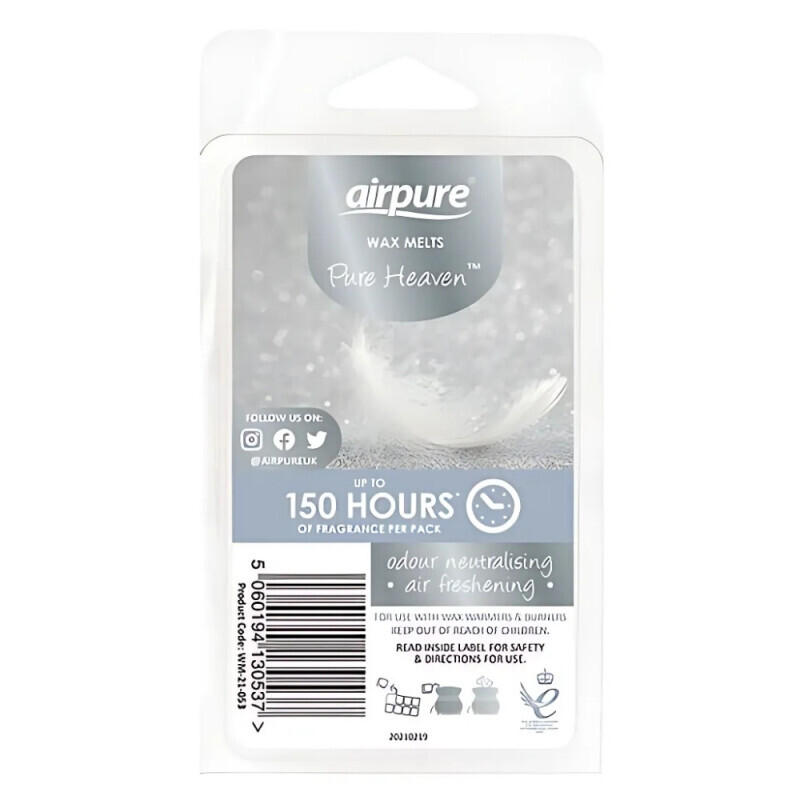 Airpure 86g Wax Melts+25% Pure Heaven (6/bal)