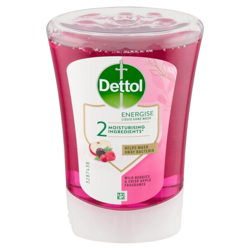 Dettol 250ml Bezdot.dávkovač mýdla NN Wild Berries&Crisp Apple (5/krt)