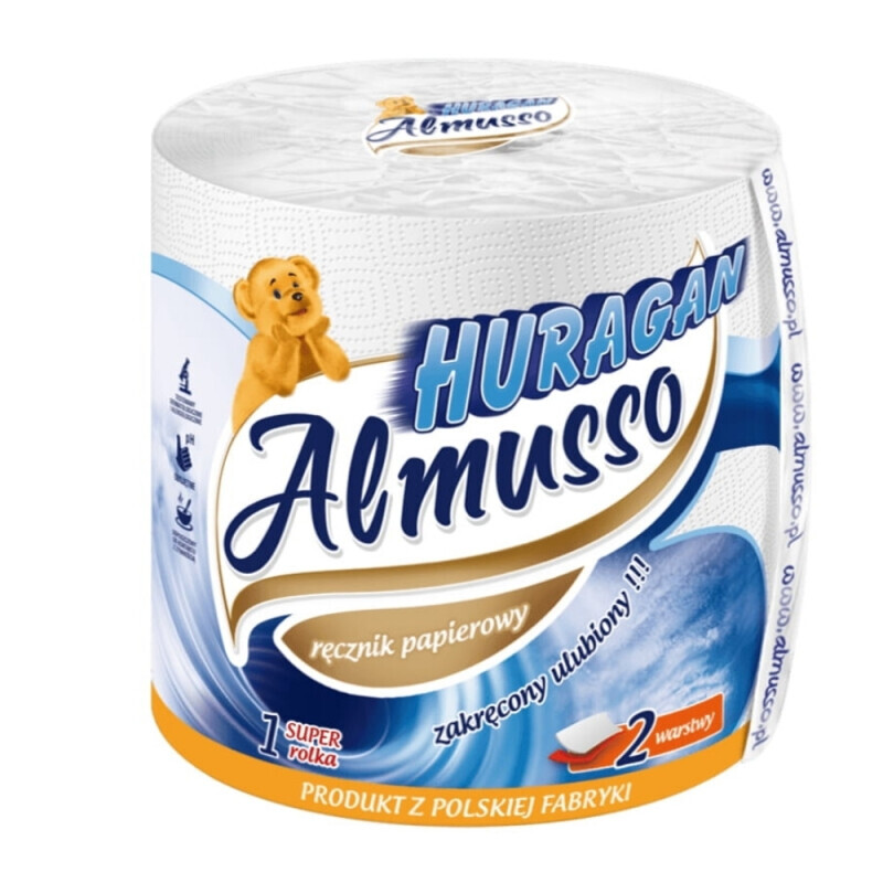 Almusso kuchyňské utěrky Huragan 1ks/2 vrstvé 80 m (6/krt)