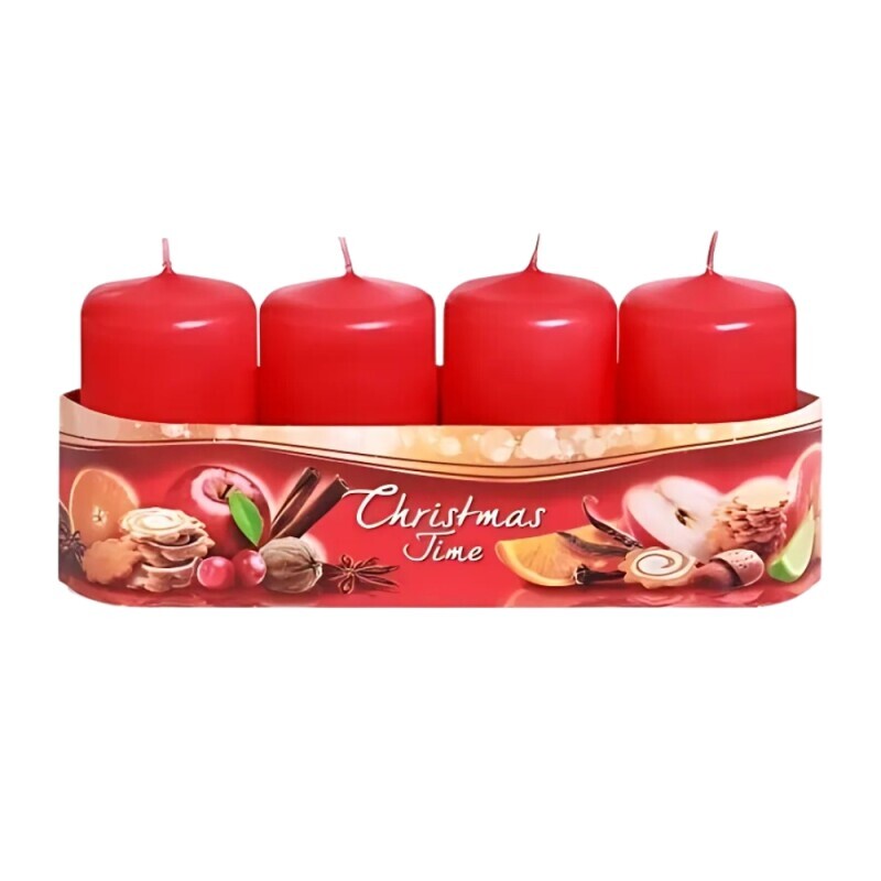 Bartek Svíčka adventní 40/70 4ks Christmas Time (26/krt)