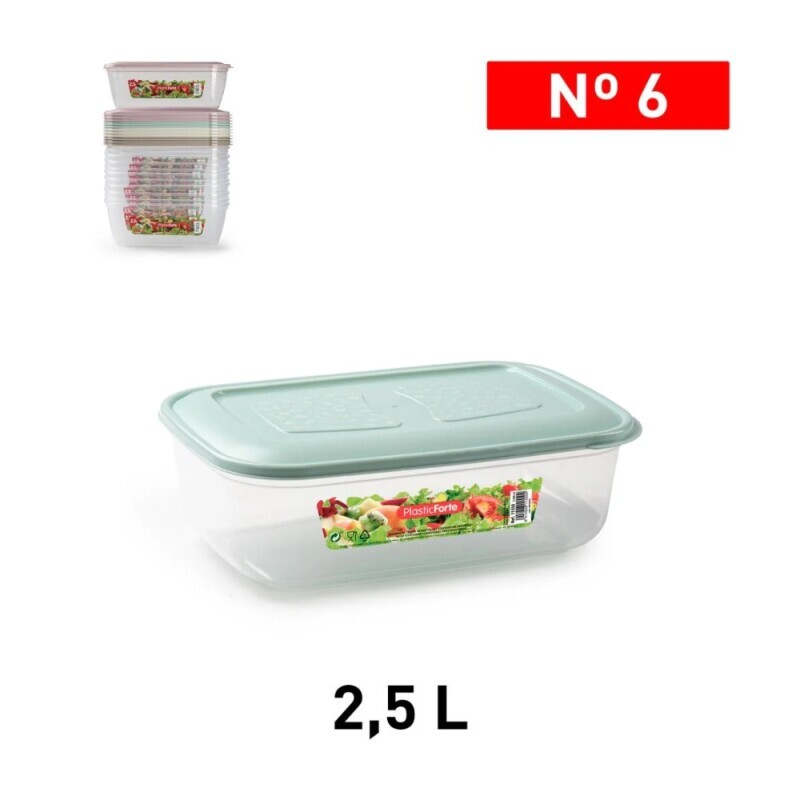 P.Forte Dóza plast Classic obdél.2,5l Surt VRM (12/bal)