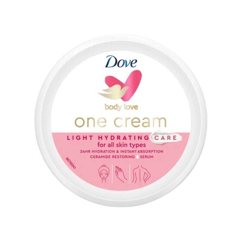 Dove Cream 250ml Light Hydrating (6/krt)