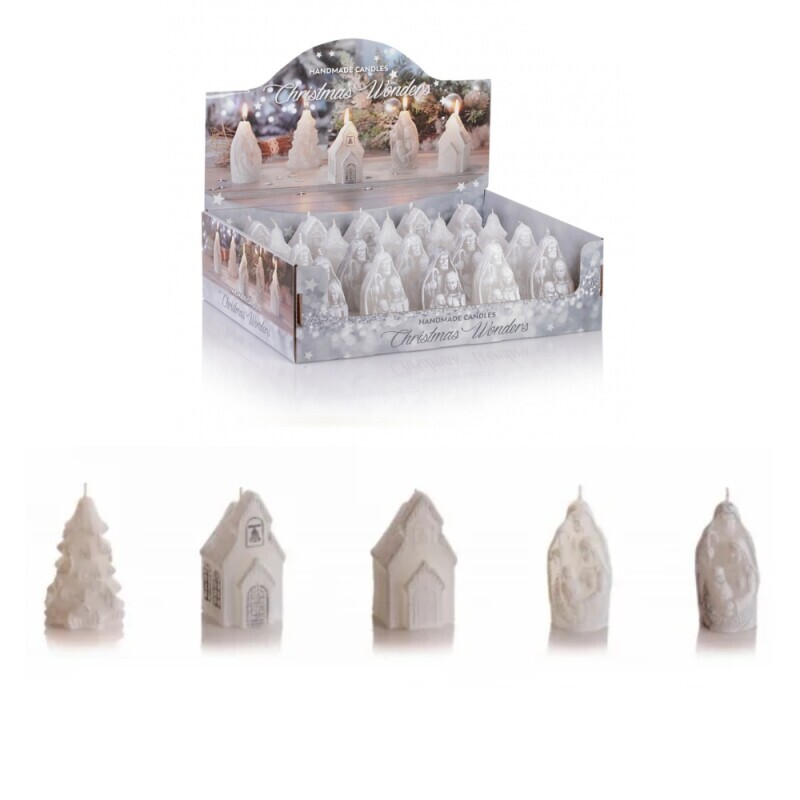 Bartek Svíčka Christmas Figure 75 Wonders White (20/bal)