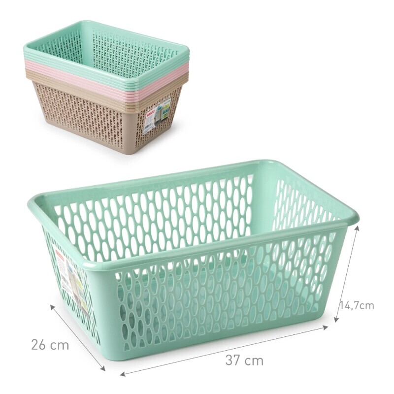 P.Forte Košík plast Aire 37*26cm SURT (12/krt)
